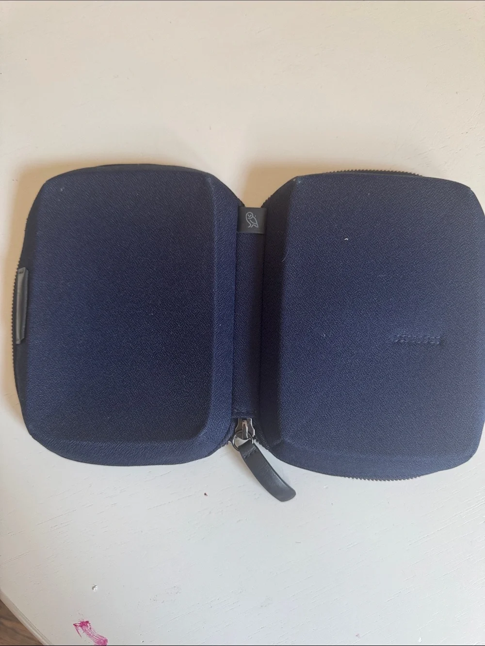 Bellroy Navy Tech Kit Compact Travel Pouch for Cords & Chargers